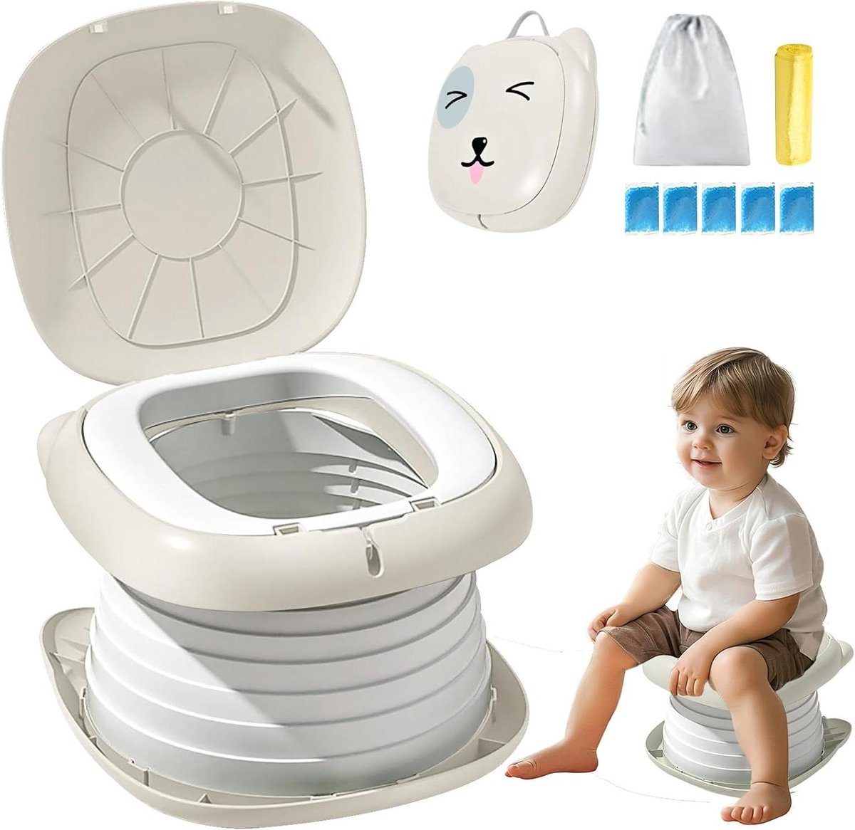 Draagbare Toiletbril voor Kinderen - Vouwtoilet voor Onderweg