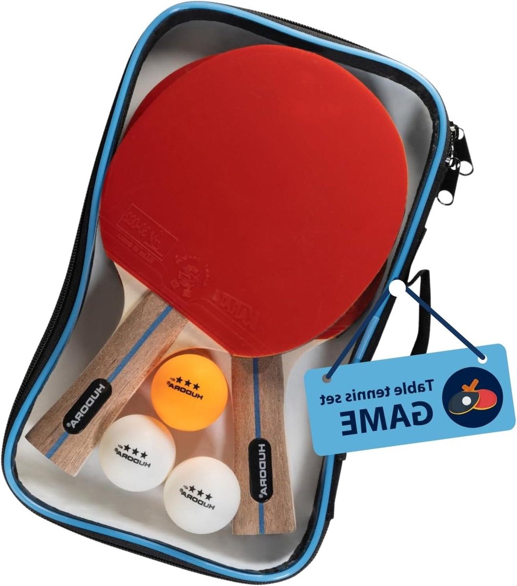 Tafeltennisset - Ping Pong Set - Training en Spel - Ergonomisch Handvat - 2 Rackets 3 Ballen - Meerkleurig