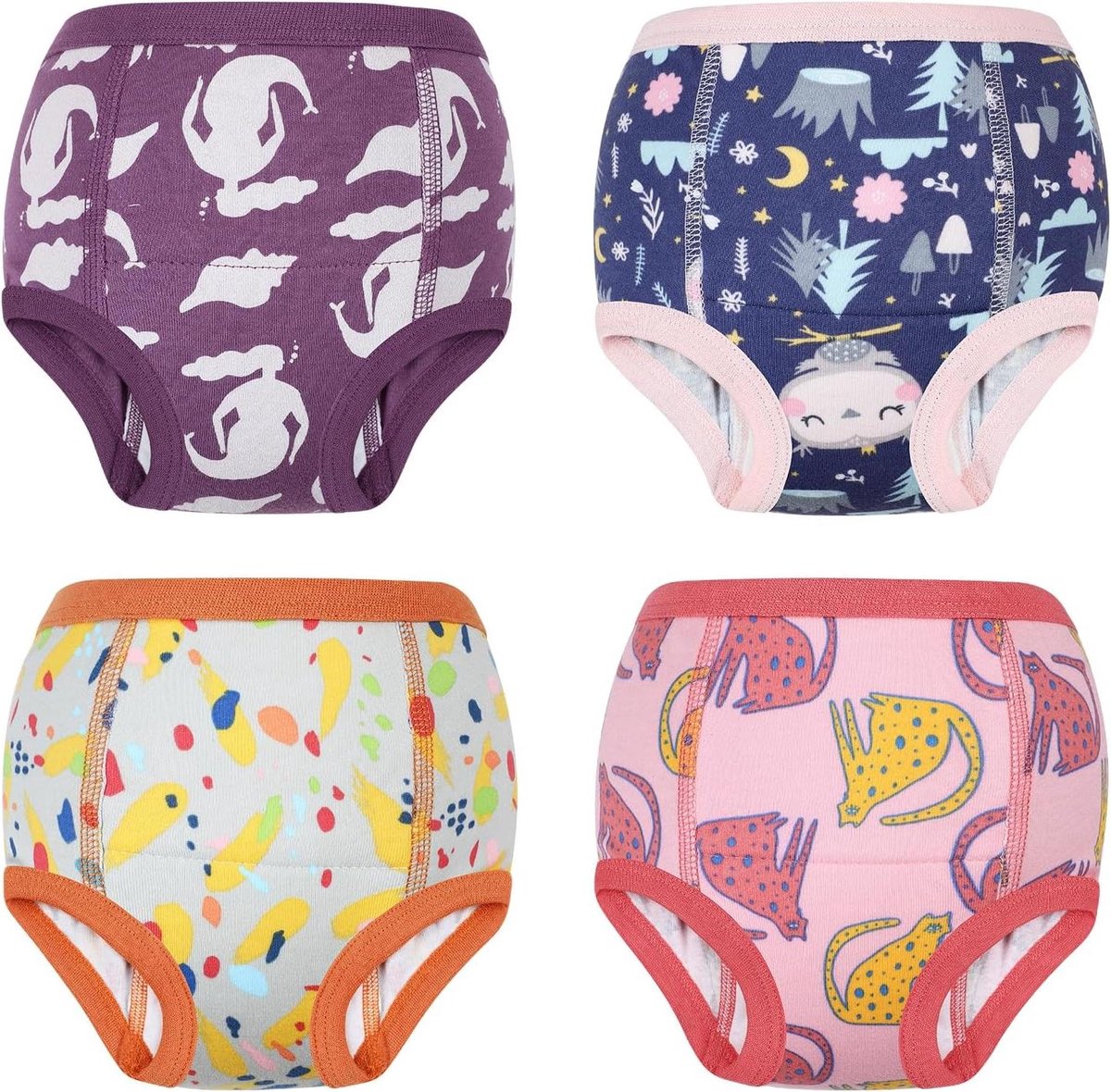 Potty Training Ondergoed - Oefenbroekjes - Zindelijkheidstraining - 6-Laags Absorptie - 11-27kg - Combinatie B