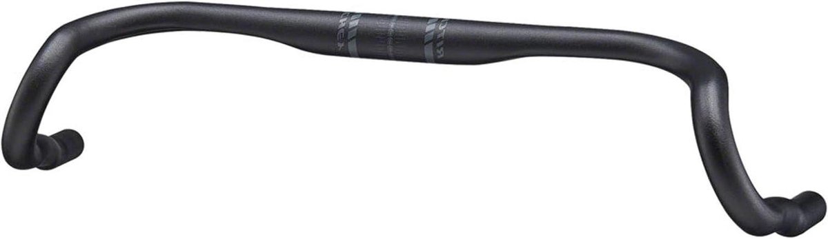 Racefiets Stuur - Gravel Stuur - Comfortabel Fietsen - Ergonomische Handgrepen - 46 cm - Zwart