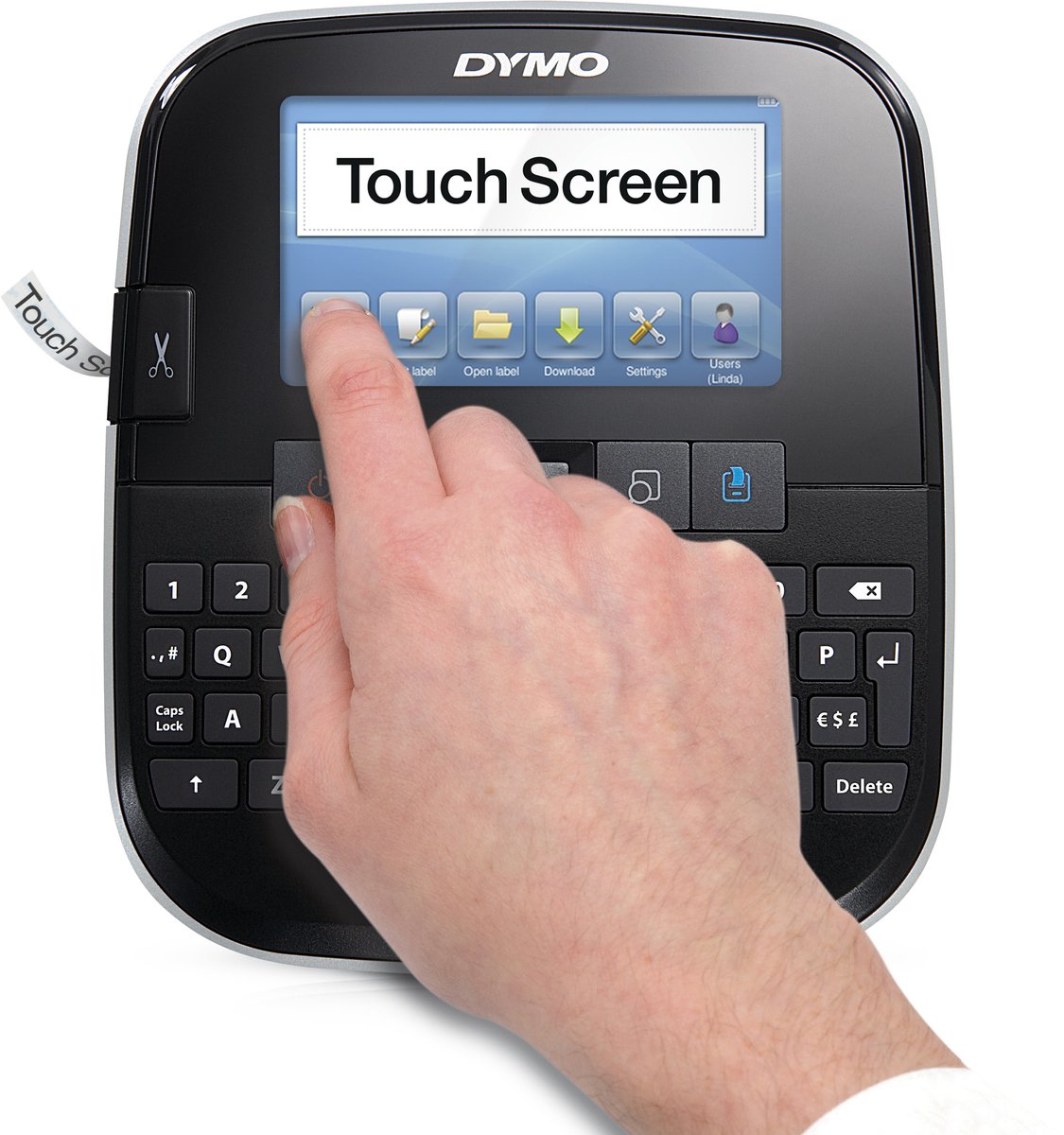 DYMO Label Manager 500TS Handheld labelmaker met aanraakscherm en AZERTY-toetsenbord, volledig in kleur, met pc thumbnail 2