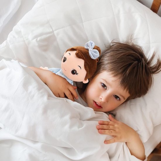 Grote Zachte Stoffen Pop Knuffel 45 cm Pluche Speelgoed Cadeau van Merkloos — afbeelding 5