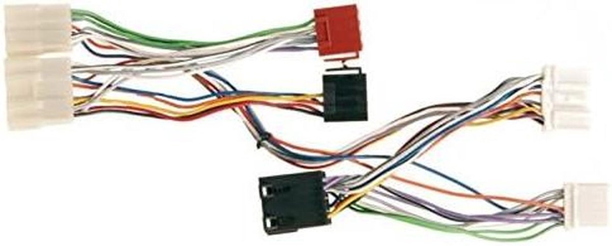 Adapter Kabel - Handsfree Kabel - Auto Audio - ISO Aansluitingen - 200 g - Zwart