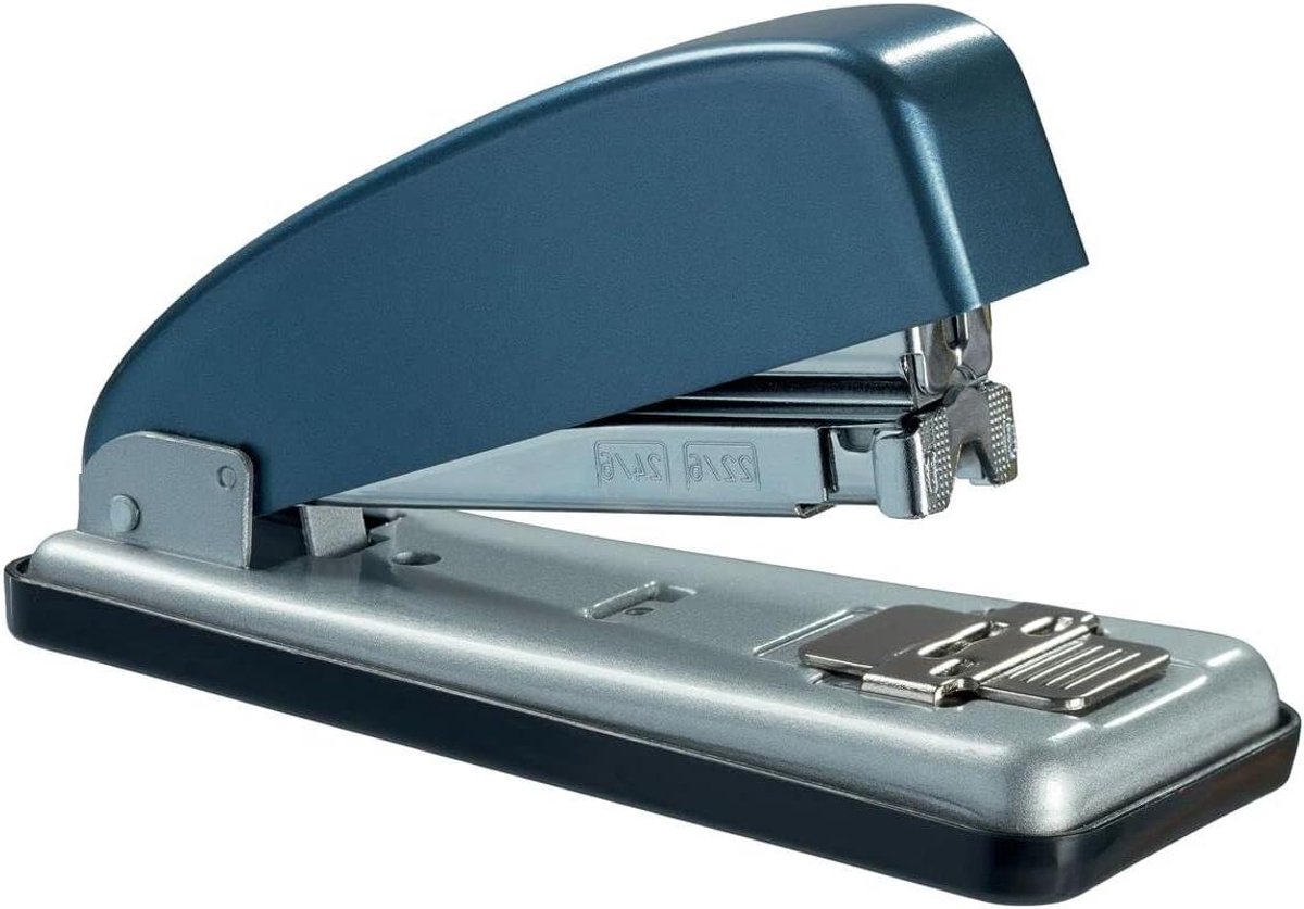 Nietmachine voor kantoor - Handnietmachine Bureaunietmachine - Papier Verwerken - Directe Impact Technologie - 30 vellen - Blauw/Zilver