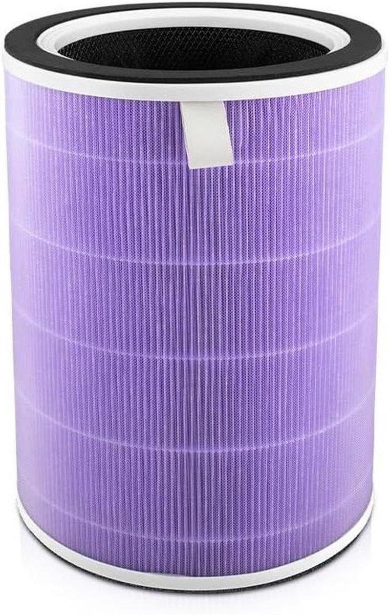 Luchtreiniger Filter - Vervangingsfilter Actieve Kool - Luchtzuivering Binnen - Absorbeert Geuren Gassen - Voor 3i/KJ400F-C400i - Paars
