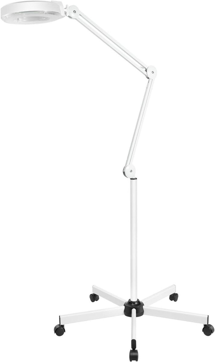 Led Loeplamp - Vergrootlamp Standaard - Gedetailleerd Werk - 8x Vergroting Glas - 120 LED - Wit
