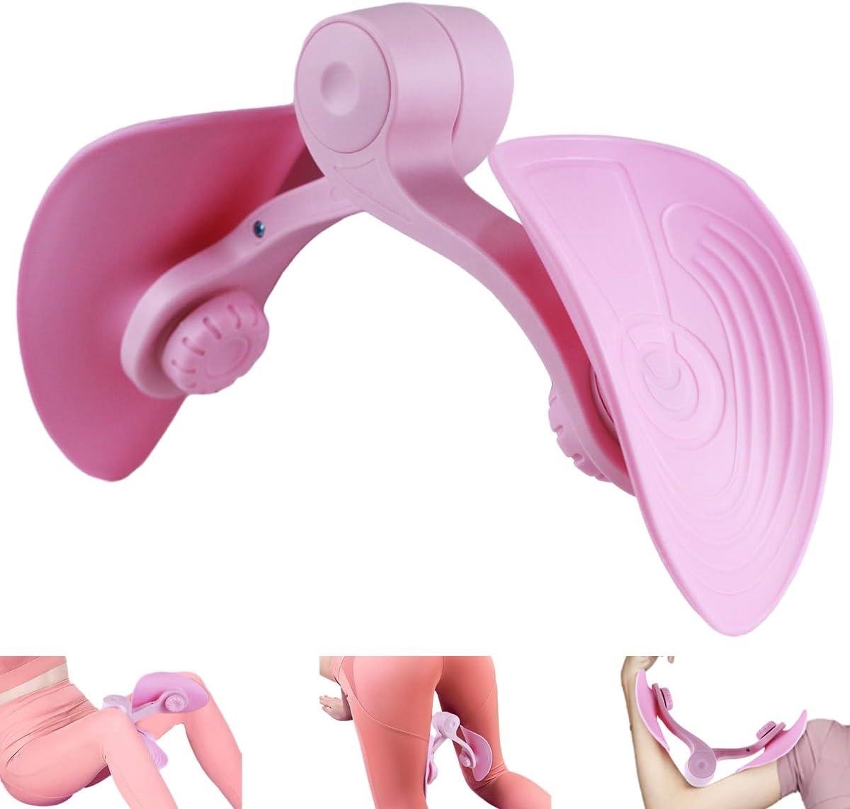Bekkenbodemtrainer Dames - Dijbeen trainer - Lichaamsvorming - Multifunctioneel ontwerp - 21 cm - Roze