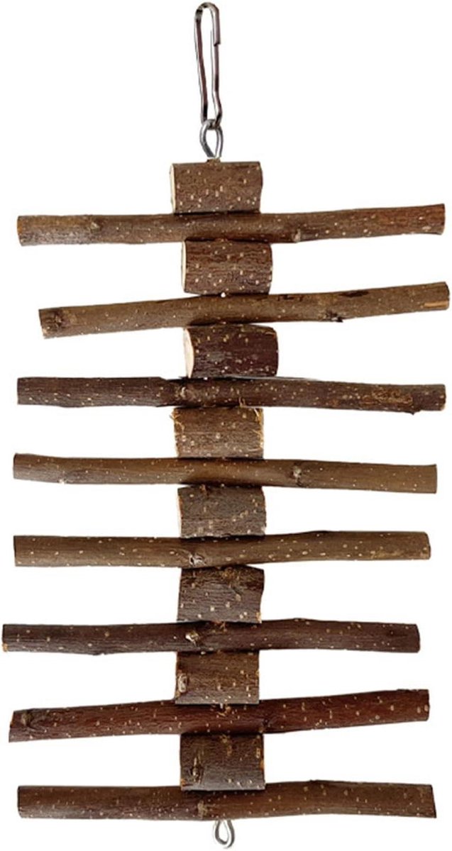 Knaagdier Kauwspeeltje - Tanden Slijpen - Huisdier Verrijking - Natuurlijke Vezels - 10 x 20 cm - Natuurlijk