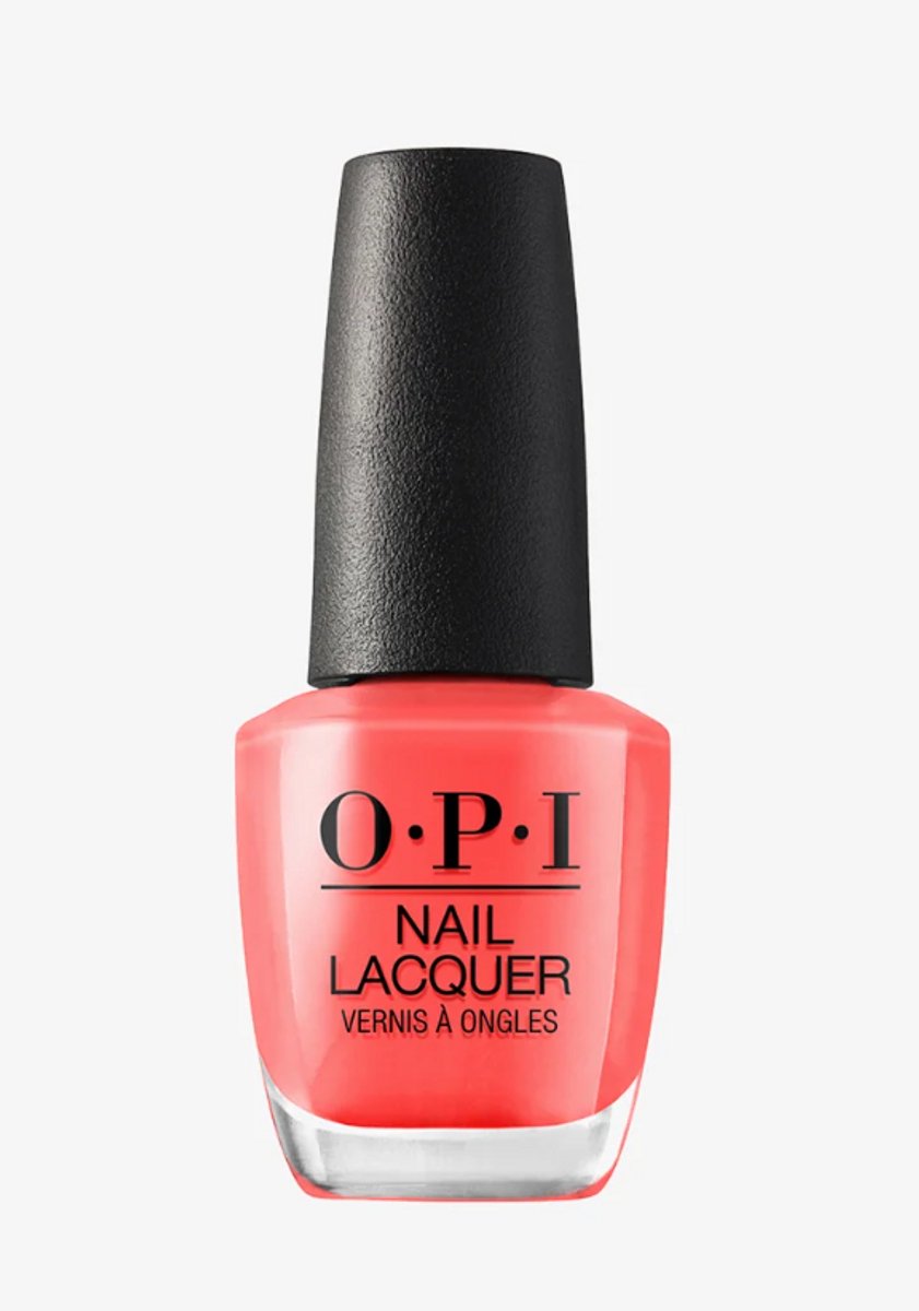 O.P.I Nail Lacquer Nagellak 15ml - Hot & Spicy - Warm Koraal Rode Nagellak