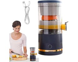 Elektrische Citruspers - Automatische Sapmaker - Vers Sap Maken - Automatische Vruchtenscheiding - 23.7 cm Hoog - Blauw