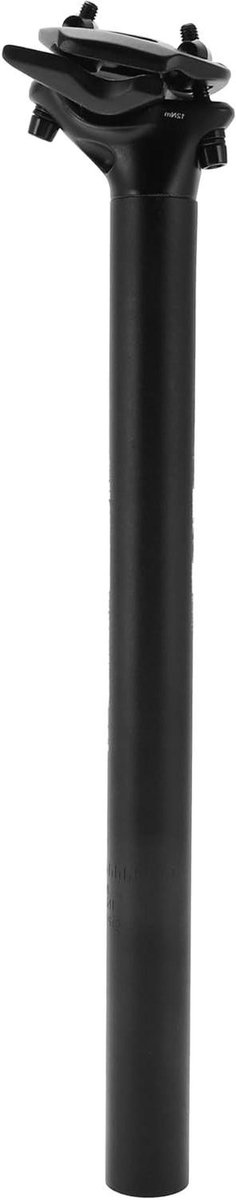 Fietszadelpen - Zadelbuis - Comfortabel fietsen - Verstelbare kop - 30.4 x 350 mm - Zwart