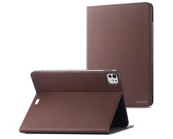 Accezz Tablet Hoes - Geschikt voor Apple iPad Pro 11 (2025) M5 / Pro 11 (2024) M4 - Classic Tablet Case - Bruin