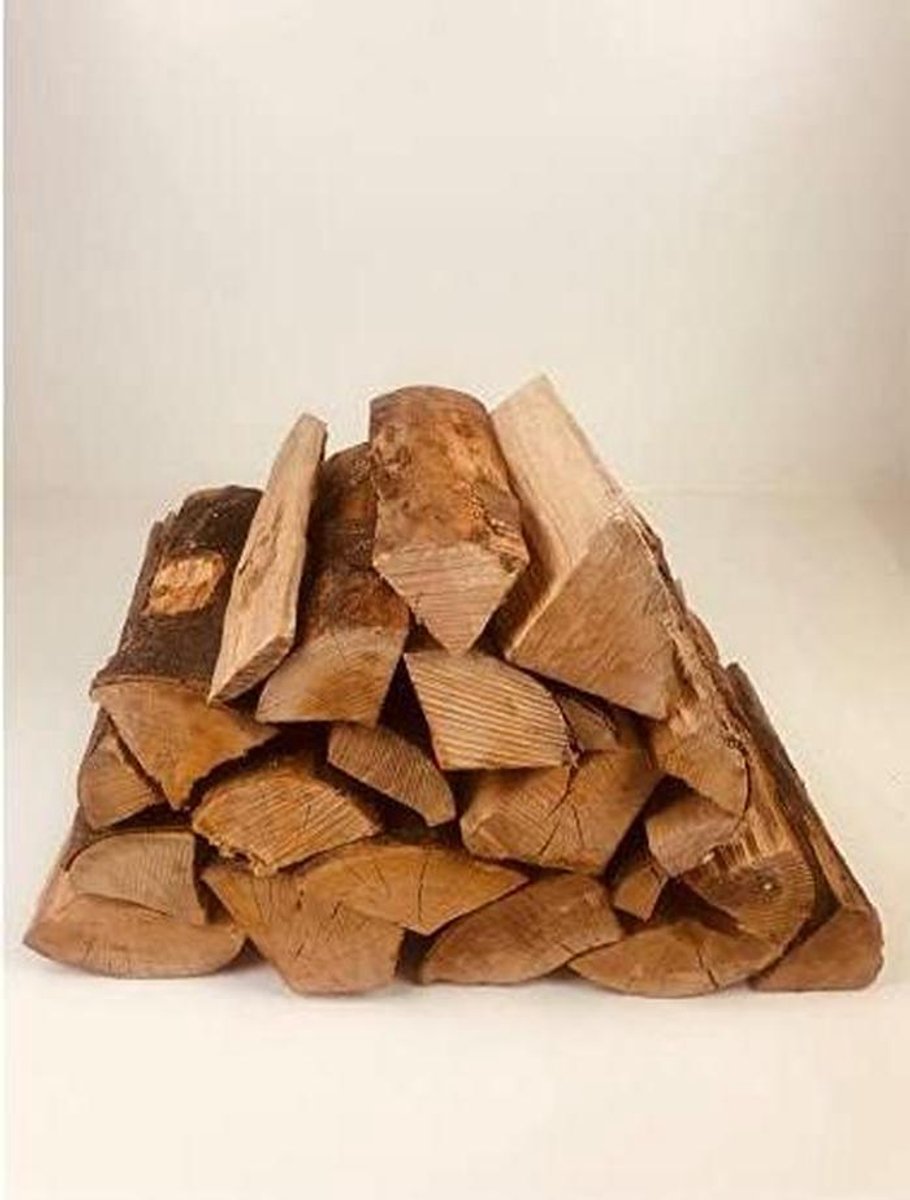 Haardhout Mix - Open haard hout - Gezellige warmte - Gedroogd en gekloofd - 60 kg - Natuurlijk