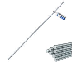 GeZu Impex M6 Draadstang 1000 mm A2 RVS - Volledig Draadstang Schroef