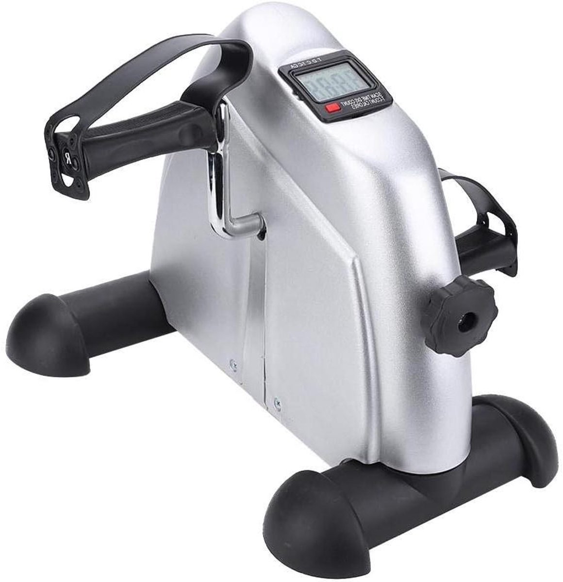 Mini Pedaaltrainer - Oefenapparaat Voeten - Binnenshuis Trainen - Compact & Draagbaar - 3.89 kg - Rood