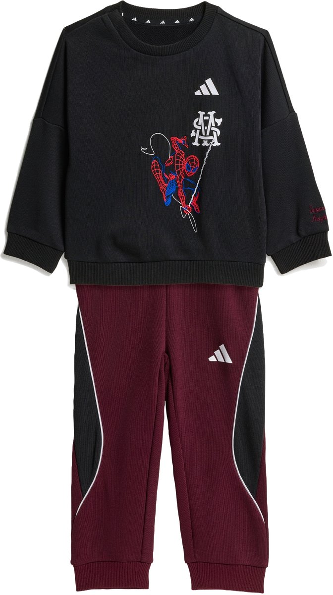 Adidas Sportswear Adidas Marvel Spider-Man Joggingpak Kinderen Zwart