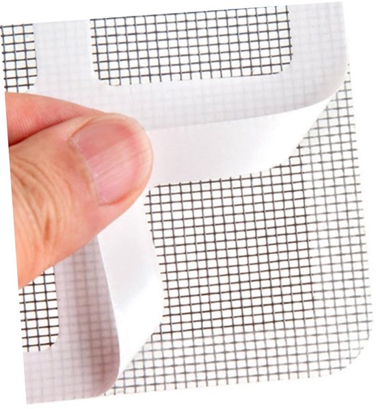 Reparatietape Raam - Horren Reparatie - Gaten Dichten - Zelfklevend - 21 Stuks - Zwart van Merkloos — afbeelding 4
