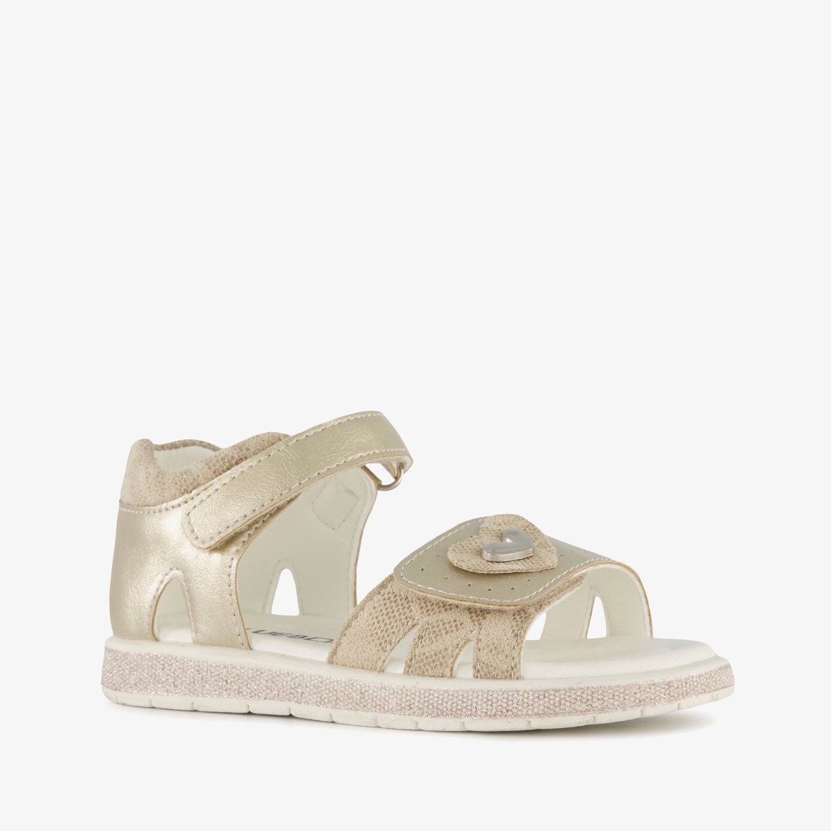 Blue Box meisjes sandalen met glitters goud - Maat 28