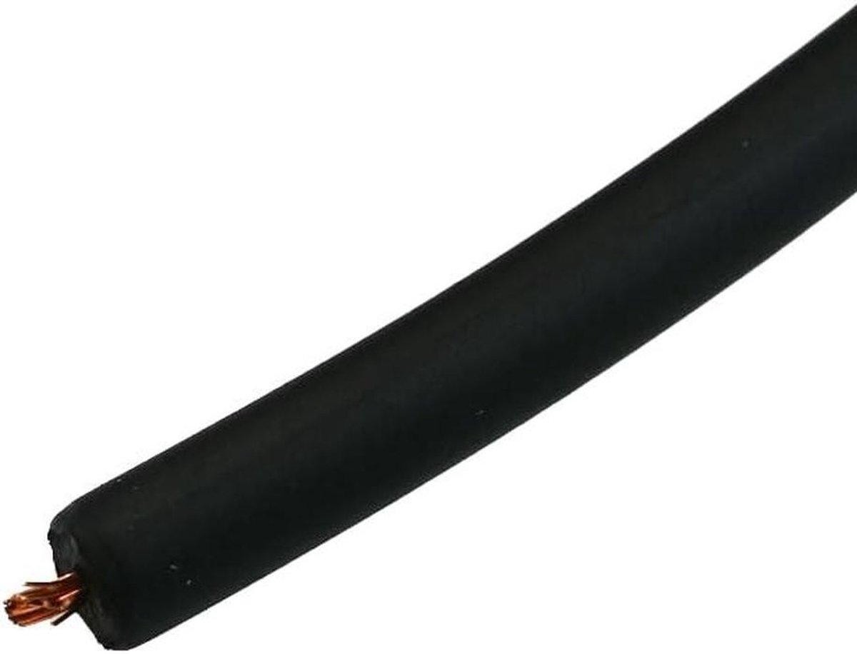 Ontstekingskabel Set - Motoronderdeel - Kleine motoren - Koperdraad Kern - 5 Meter - Zwart