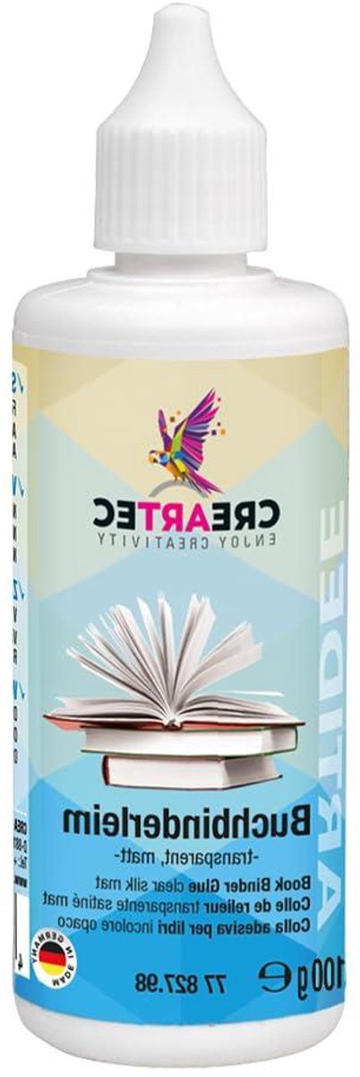 Boekbindlijm Mat - Papier Lijm - Boeken Repareren - Dicht Snel - 100 Gram - Transparant Drogen
