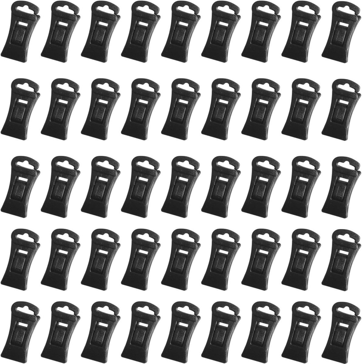 Kleding Clips - Sok Houders - Was Ophangen - Antislip Ontwerp - 36 Stuks - Zwart