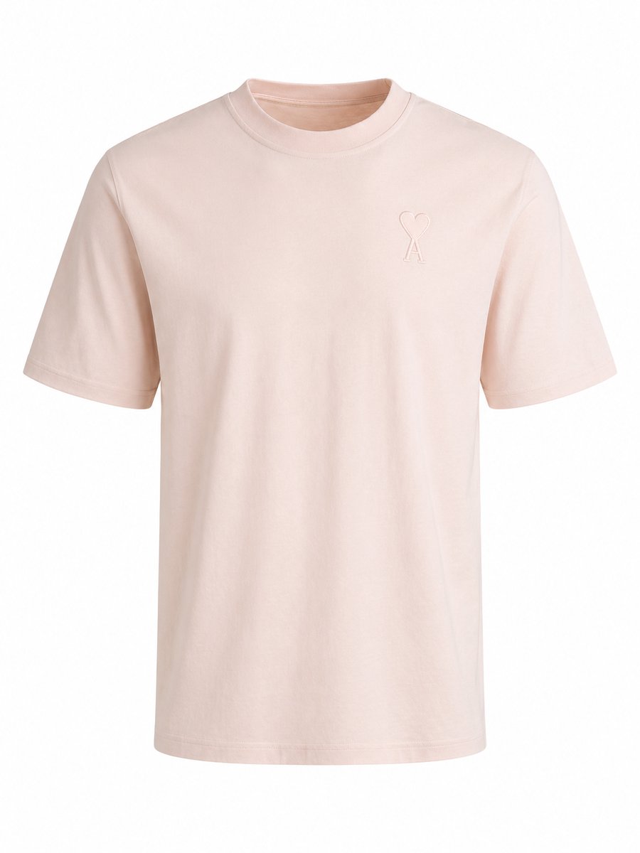 Ami Paris - T-Shirt - Roze (oversized model) - XL