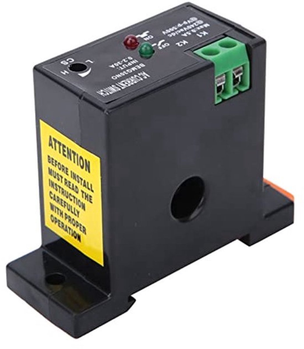 Huidige Sensor-Switch-Duurzaam-Instelbaar-Stroom 0.2-30A
