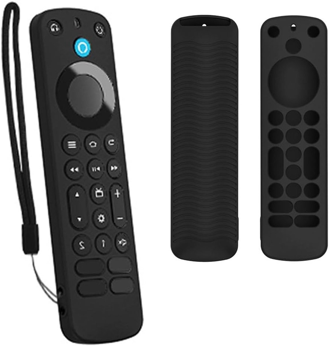 Beschermhoes voor Alexa Voice Remote Pro en Fire TV Cube Remote Pro, Antislip Siliconen, Duurzame Afdekking voor Afstandsbediening
