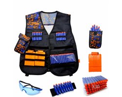 Speelgoed Kids Nerf Tactical Vest - N-Strike pak voor actie - Oogbescherming