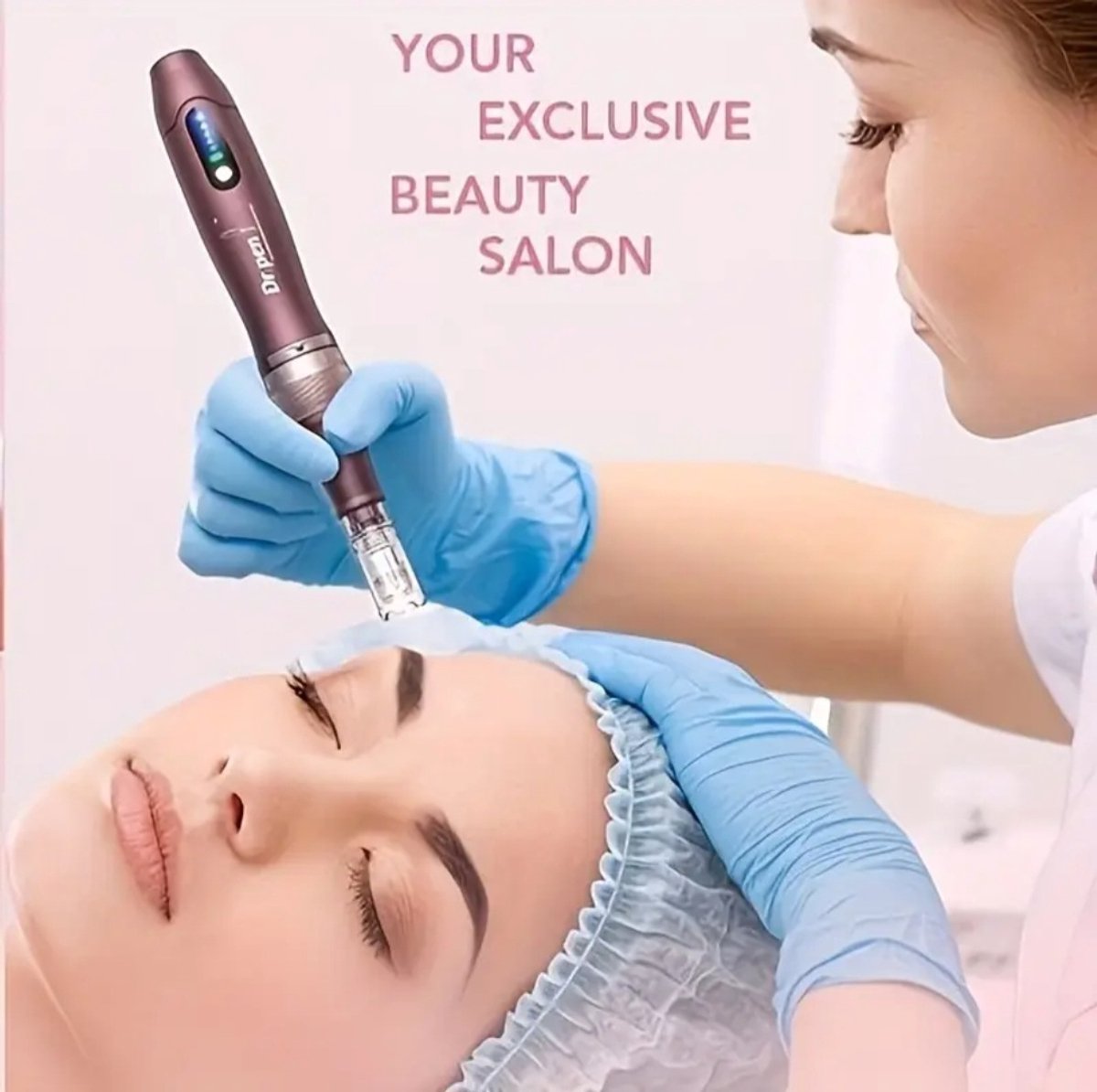 DR. PEN M8 - Draadloze Dermapen - high speed model -Microneedling - 10 naaldcartridges - 10 kablehoezen