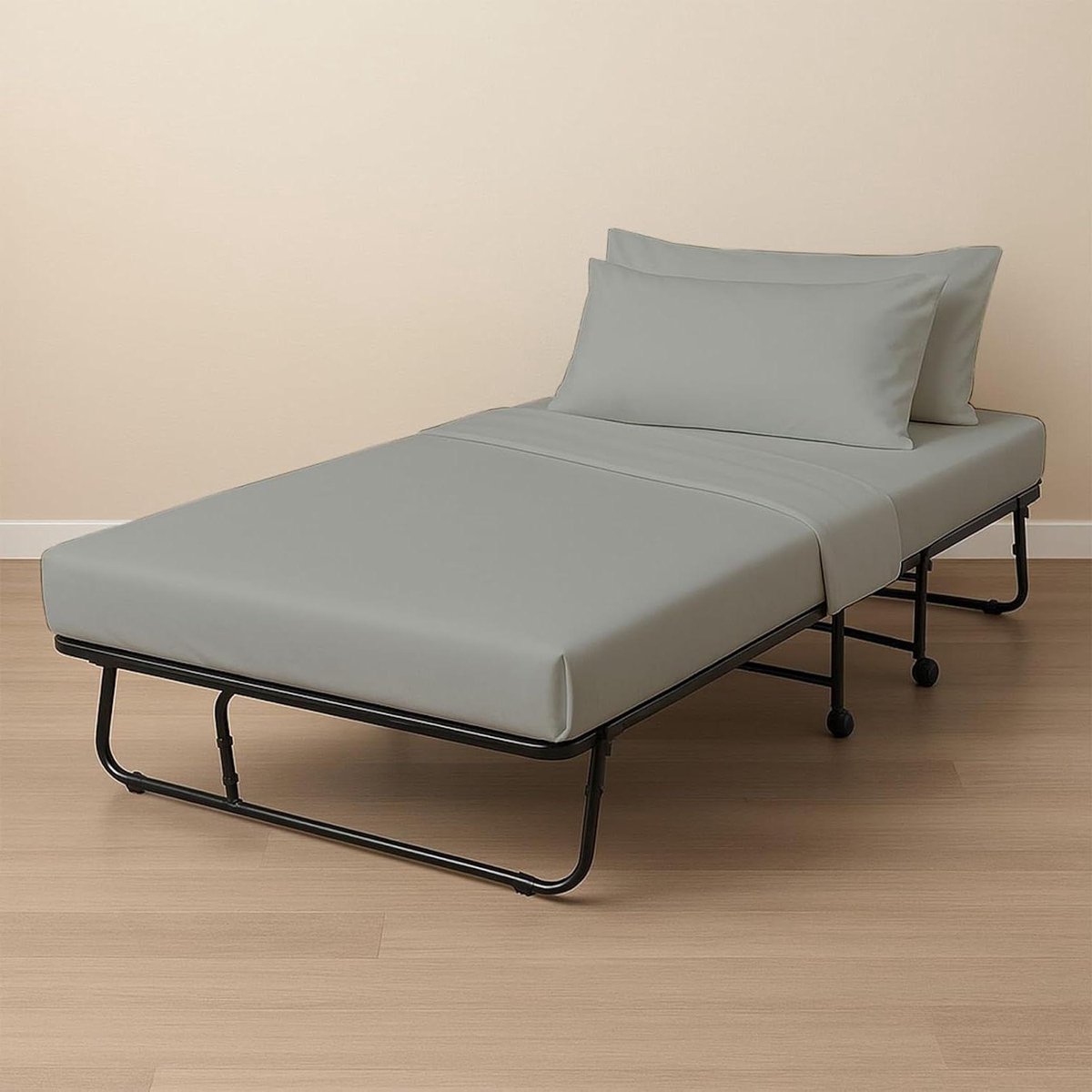 Ledikantlakensets - Wieglakenset - Babykamer Inrichten - 4 Delige Set - 30 x 75" - Lichtgrijs