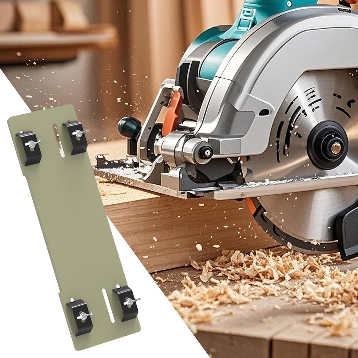 Verstelbare Zaaggids - Machine Basis - Houtbewerking Precisie - Snelle Installatie - 37 x 12 cm - Zwart