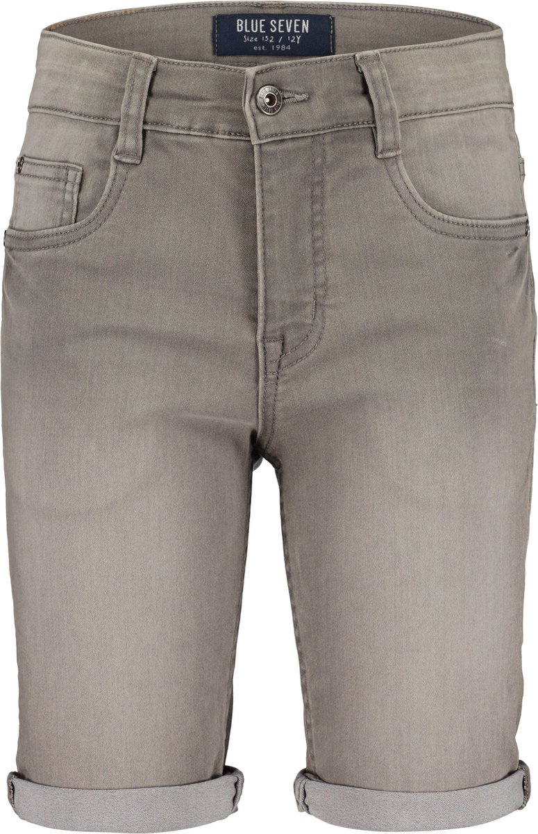 Blue Seven - Jongens denim short - Grey - Maat 134