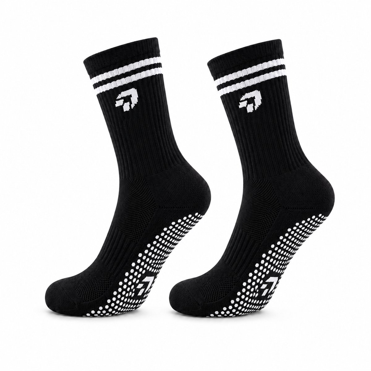 CREATE PERFORMANCE Pilates sokken - Sokken Pilates - Dames - Gripsokken - Pilates - Stretch - 2 stuks - Zwart