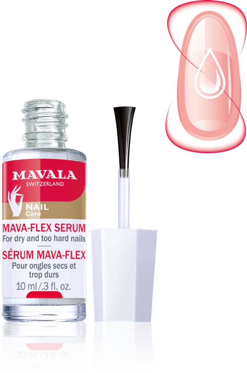 Mavala Mava-Flex Serum 10 ml - Hydraterend Nagelserum Voor Droge, Harde En Breekbare Nagels - Herstelt Flexibiliteit En Versterkt De Nagelstructuur Met Ureum, Calcium En Vitamine B5 - Intensieve Nail Care voor Gezonde en Veerkrachtige Nagels