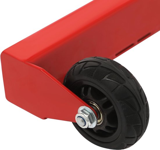Zitmaaier Hefplatform - Grasmaaierkrik Hefbok - Onderhoud Gazontractor - Stabiel I-drager Ontwerp - 104-126 cm - Rood — afbeelding 2