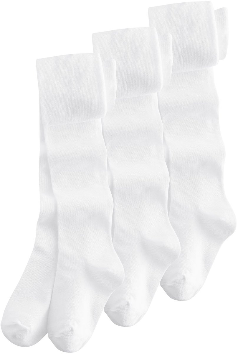 Next - Meisjes - Katoenrijke schoolmaillots - Wit