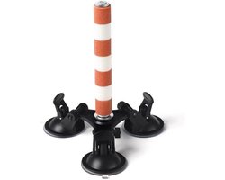 Vogel Zitstok - Raambaars Vogel - Vogels Laten Rusten - Sterke Zuignappen - N.v.t. - Oranje