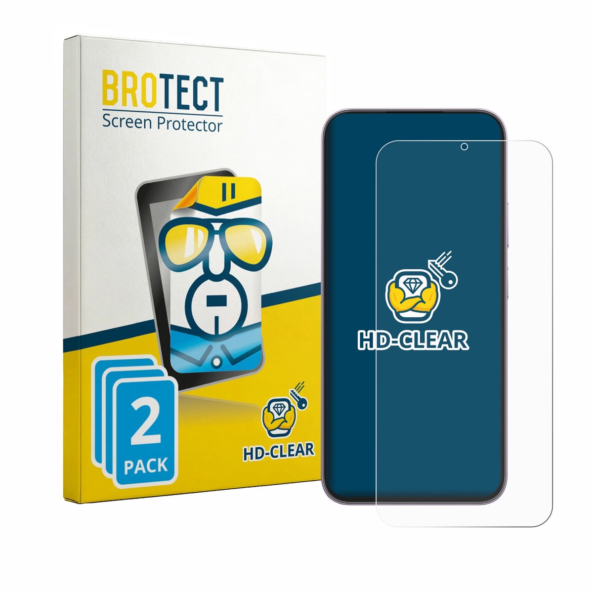 BROTECT - Screenprotector voor realme C100i - Folie Beschermfolie transparant 2 Stuks