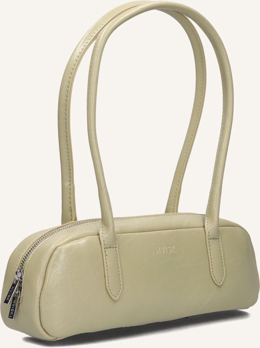 Hvisk Juniper Glossy Structure Handtassen Dames - Ecru - Maat ONESIZE