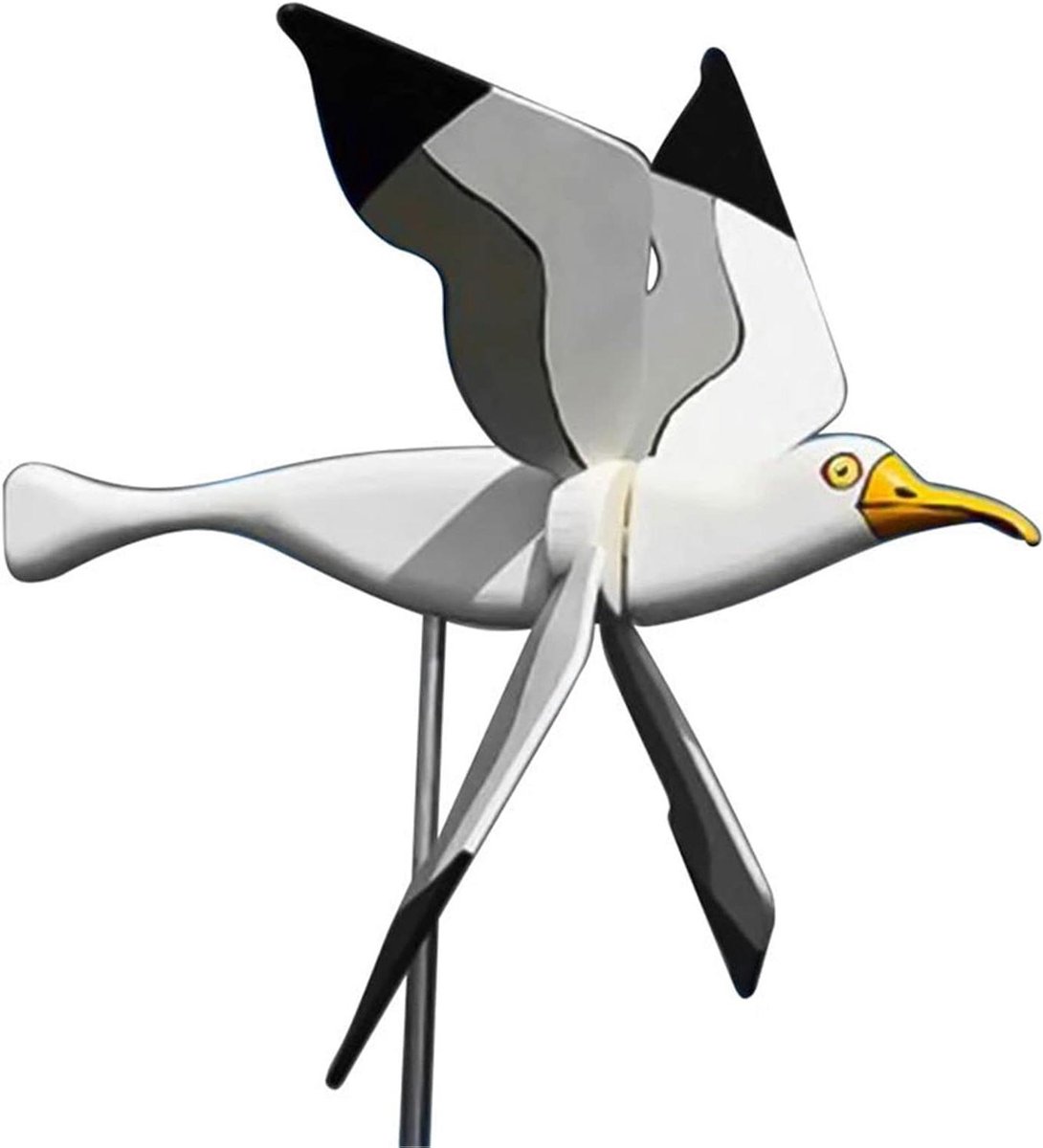 Garden - New Steering Wheel Seagull Windmill Garden Spinner Parrot Seagull Hummingbird Toys | Outdoor Accessories For Bird Windmills Decorative Custom Windmills