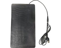 Warmtemat voor reptielen, siliconen, terrarium, warmer, 3 temperatuurinstellingen, waterdichte ondertankverwarming, stabiele warmteverdeling, reptielen verwarmingsmat voor turtles, lizards, snakes