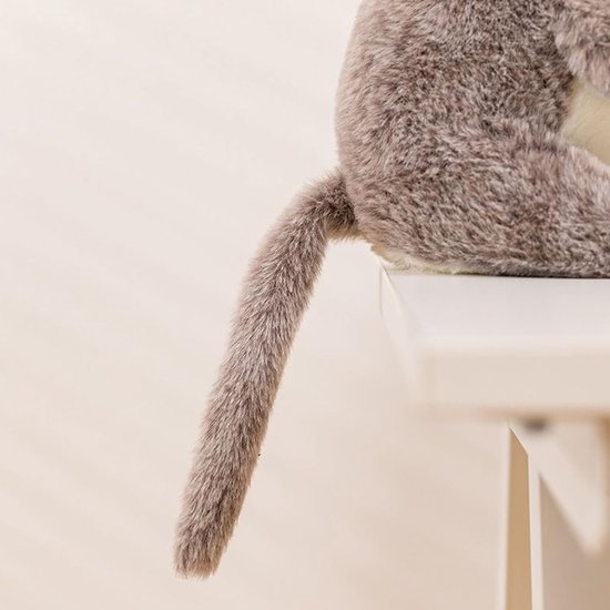 Zacht aap pluche - Knuffel dier - Kinderkamer decoratie - Realistische details - 27 cm - Bruin — afbeelding 2