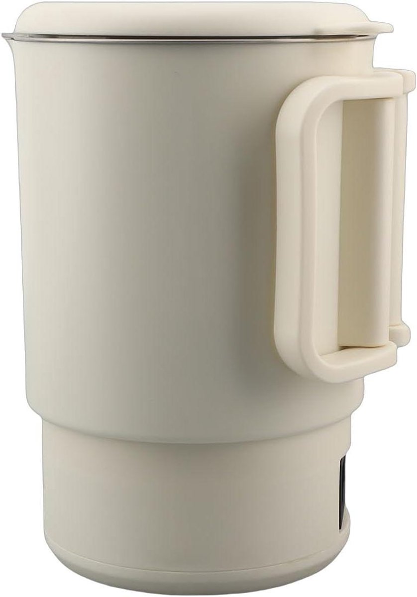 Greensen Wax Smelt Kit, 600W 800ML Elektrische Waxsmelter voor Kaarsen Maken met 2 Temperatuurinstellingen, Anti-Aanbaklaag, Opvouwbare Handgreep, Thermometer, Lont Accessoires