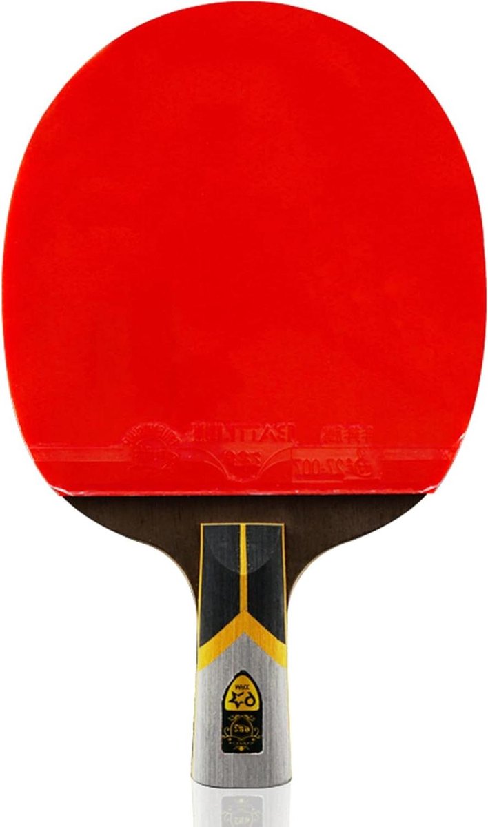 Tafeltennisbatje, Premium pingpongbats for meer controle, spin, 9 sterren/enkel(Short handle)