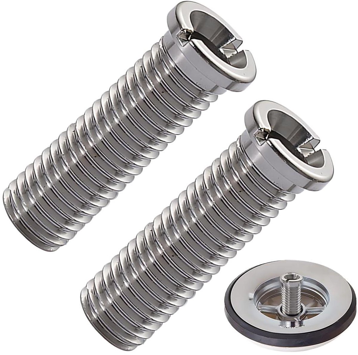Spoelbakmand, 2 stuks, 30 mm, roestvrijstalen schroeven, bevestigingsmand voor afvoer, reserveonderdelen voor filter in schroefdraad, keuken