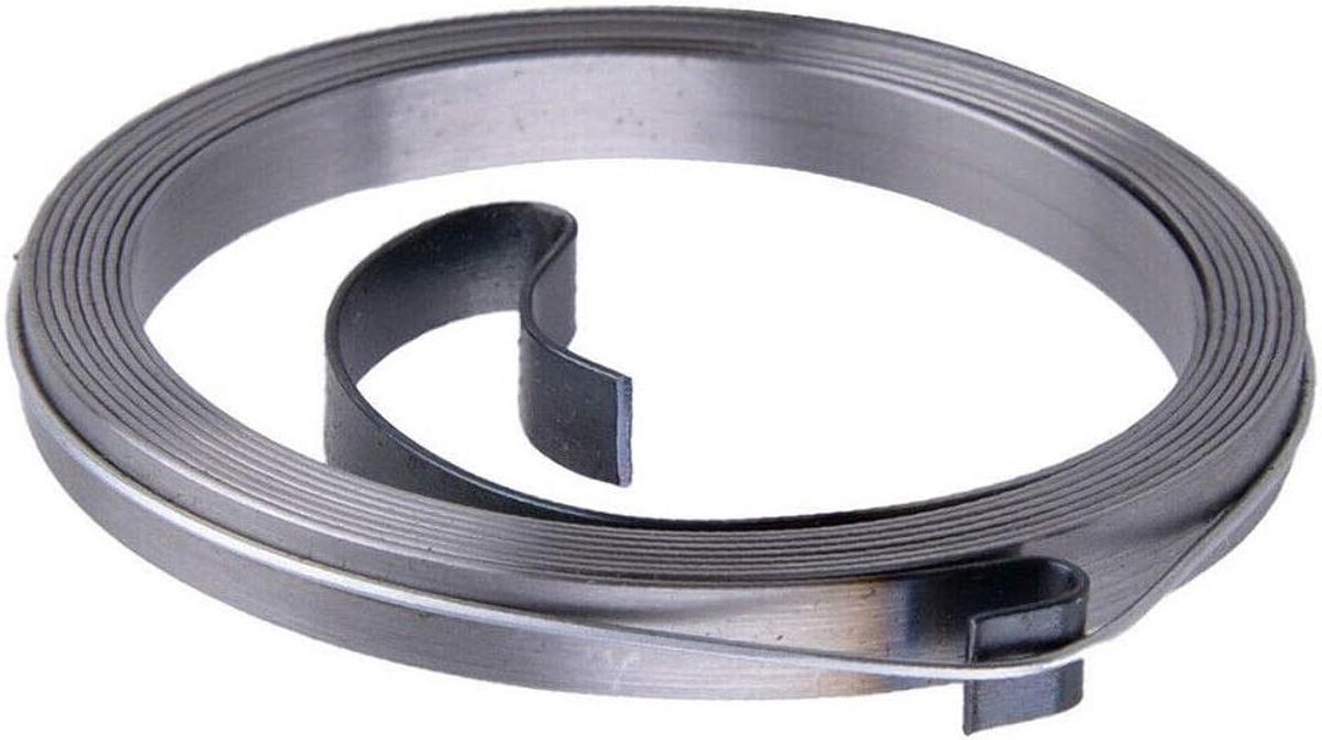 Kettingzaag Veer - Startveer Set - Motor Onderhoud - Solide Afwerking - 2 Stuks - Zilver