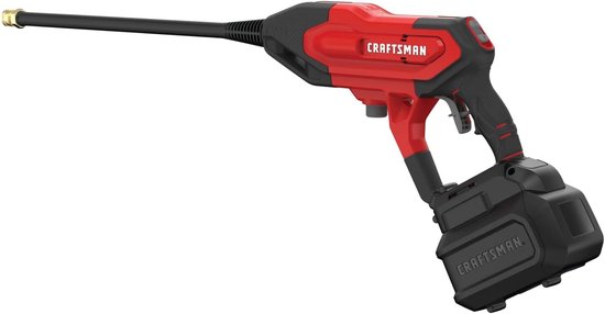Hogedrukreiniger - Draagbare Krachtreiniger - Buiten Reinigen - 5x Slangdruk - 350 PSI - Rood van Merkloos	 — afbeelding 2