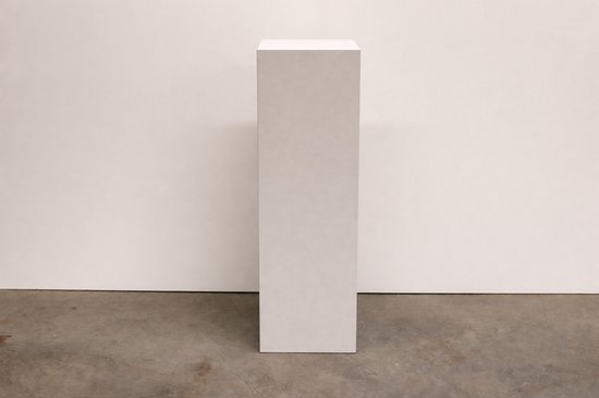 MDF Grondeerzuil | plantenzuil | zuilen | sokkels | presentatie sokkel | 25X25X80 CM