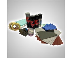 Iveco | Autolak Reparatieset | 400ml | Grigio Telai E Componenti (ral7021) | IC444 | Direct Uit Voorraad Leverbaar | 19-Delig | Herstel Lakschade Zelf | Geen Schadeherstelbedrijf Nodig
